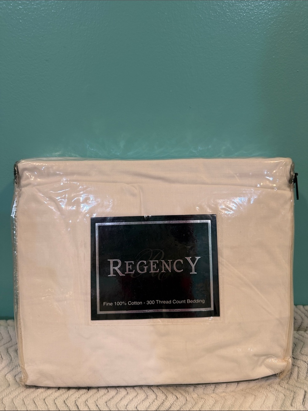 Regency Cream Accent Pillow Cover - Soft Cotton